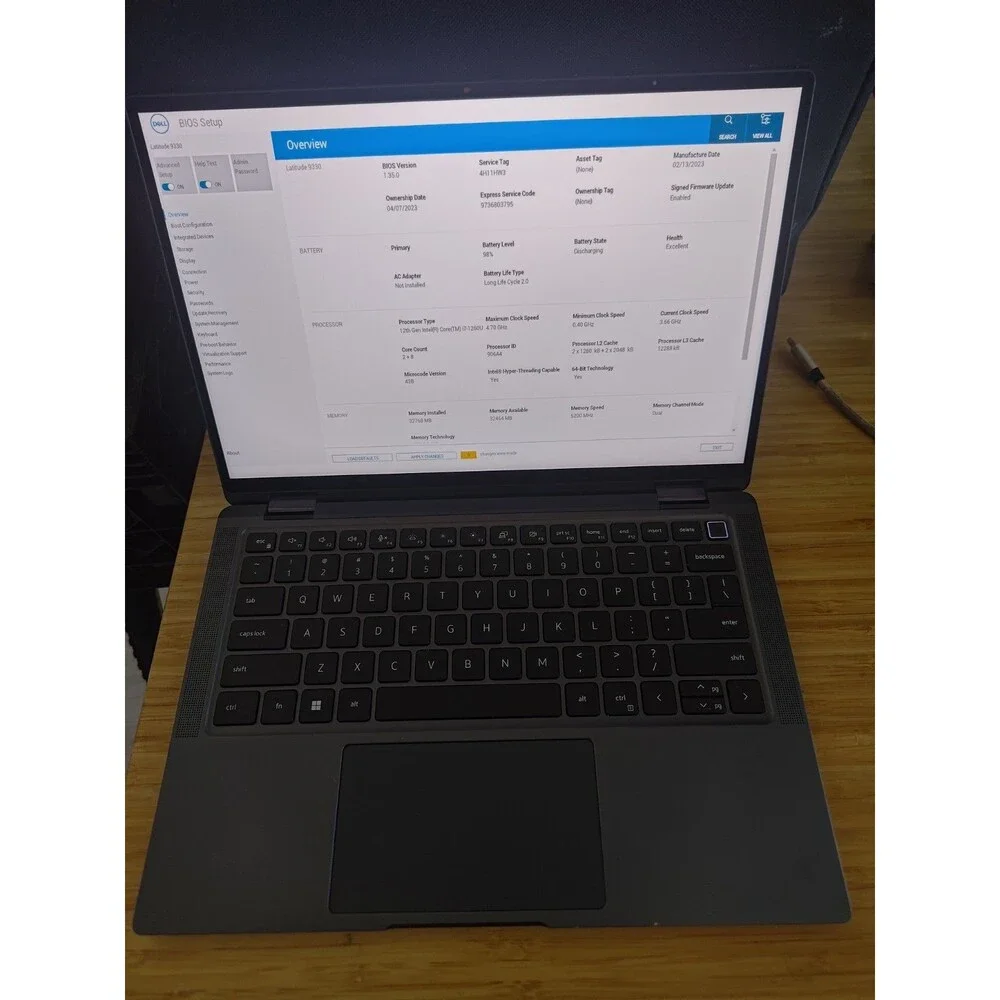 Dell Latitude 9330 TOUCH Win 11 32GB RAM 420GB SSD laptop